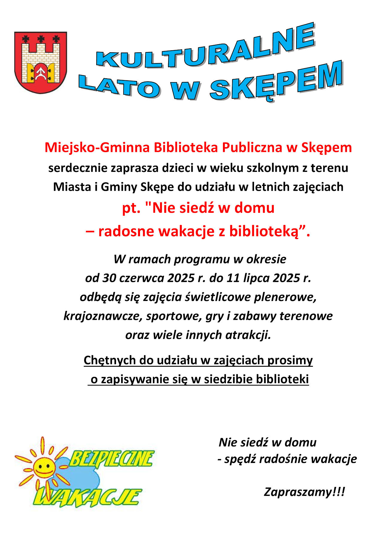Kulturalne lato 2025 plakat1